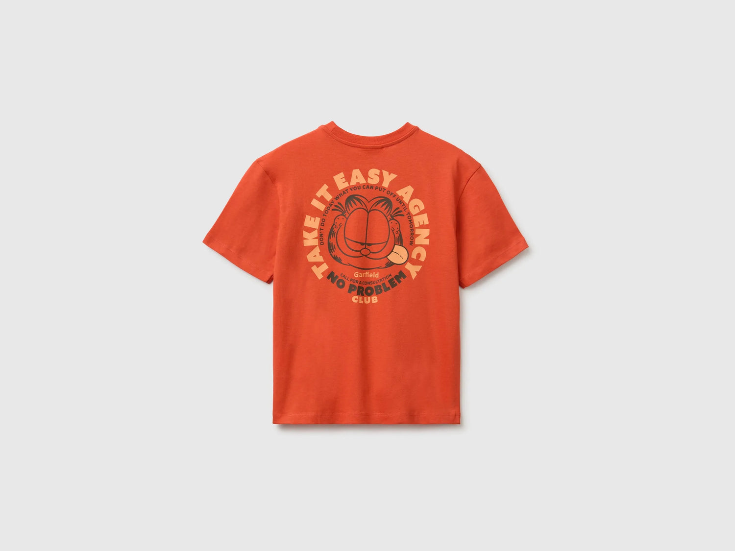 Benetton Red Boys Garfield T-Shirt SKU: 3I1XC10TK_34Y Image 02