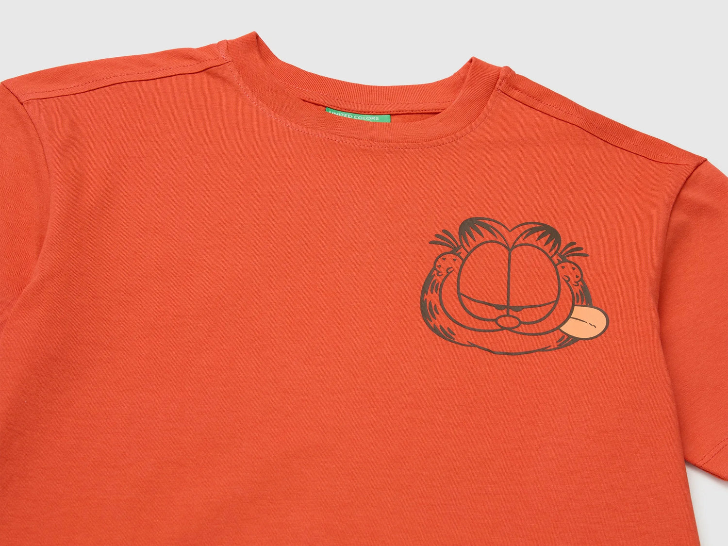 Benetton Red Boys Garfield T-Shirt SKU: 3I1XC10TK_34Y Image 03