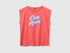 Benetton Pink Girls T-Shirt with a Puffy Effect SKU: 3I1XC10TX_35Q Image 01