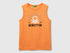 Benetton_Tank Top in 100% Organic Cotton with Logo_3I1XCH01W_2L2_01