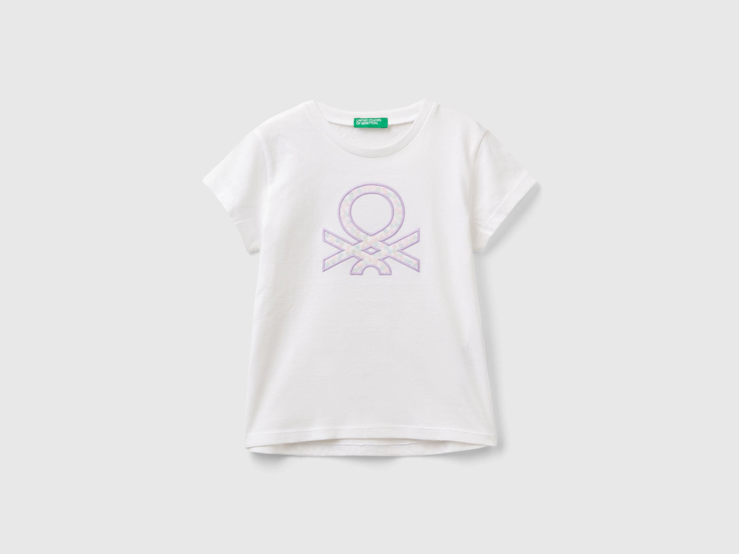 T Shirt In Organic Cotton With Embroidered Logo_3I1Xg10Er_101_01