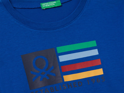 Benetton_Bright Blue_Long Sleeve Cotton T-Shirt_3I1XG10F2_19R_03