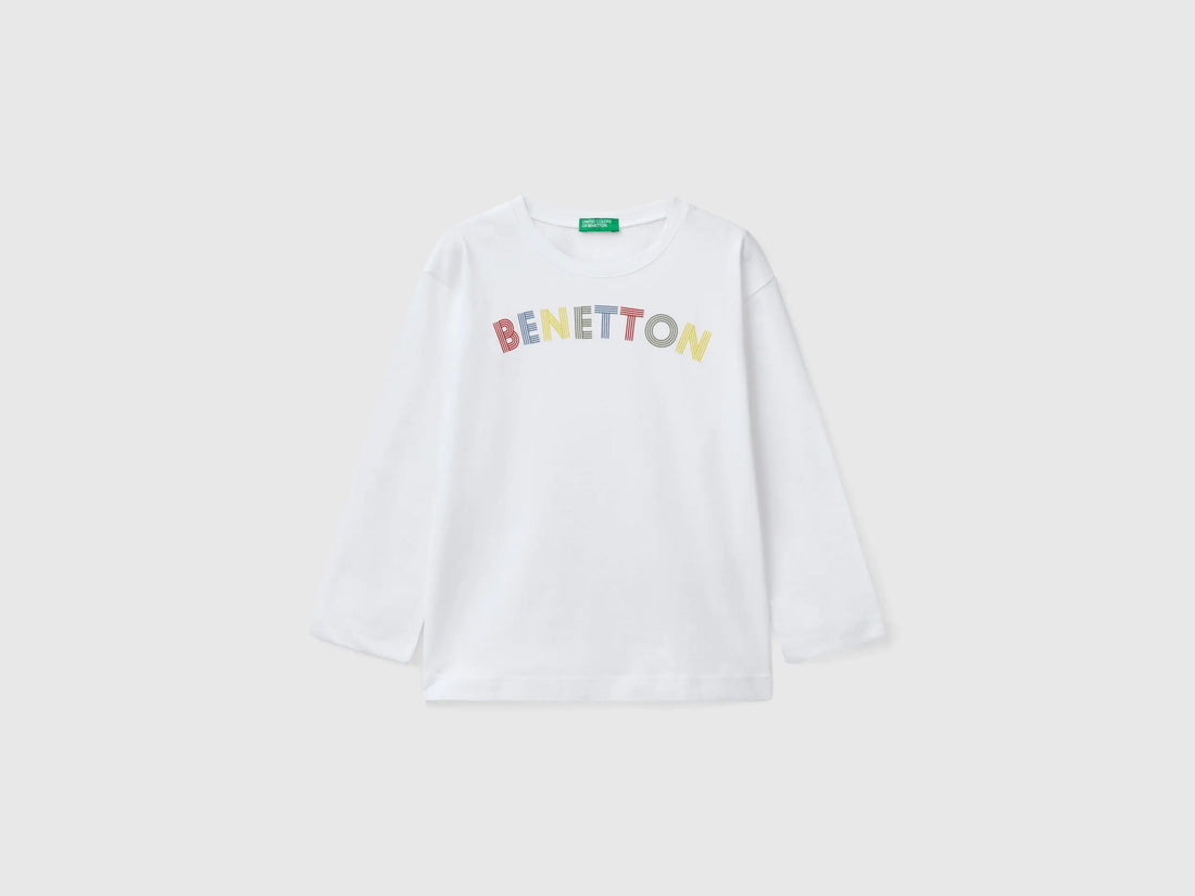 Benetton_Organic Cotton T-Shirt_3I1XG10HS_101_01