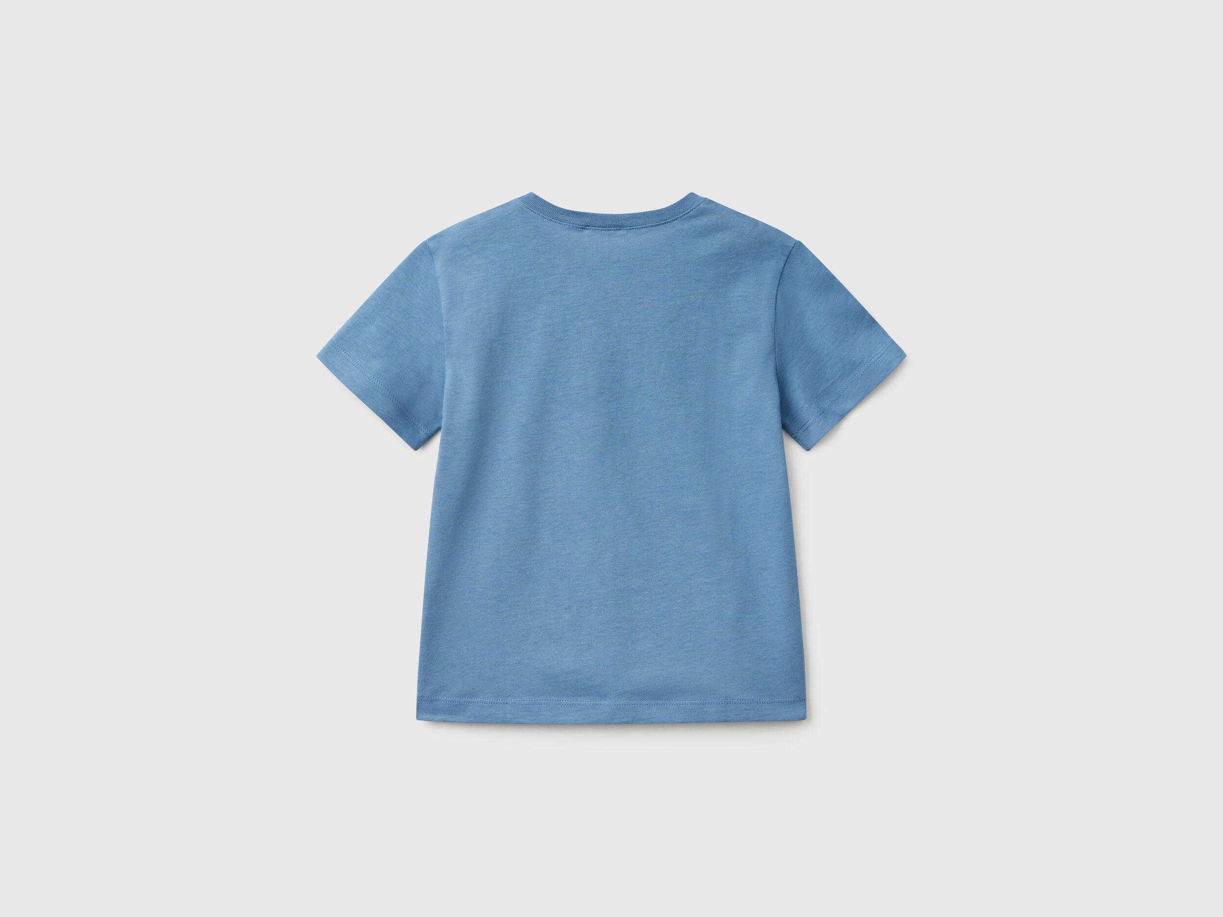 Benetton_T-Shirt with Logo Print_3I1XG10HT_11W_02