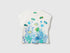 Benetton_T-Shirt with Print and Crochet Applique_3I1XG10JH_074_01