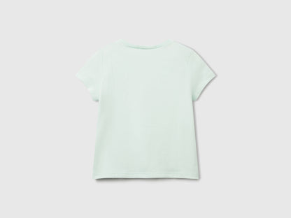 Benetton_Regular Fit T-Shirt with Glitter_3I1XG10JJ_0H4_02