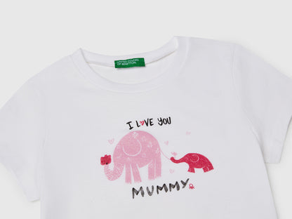 Benetton_Regular Fit T-Shirt with Glitter_3I1XG10JJ_901_03