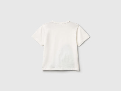 Benetton_T-Shirt with Shark Print and Applique_3I1XG10JL_074_02