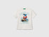 Benetton_T-Shirt in Organic Cotton with Print_3I1XG10JM_074_01