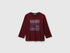 Benetton_Burgundy_T-Shirt with Logo Print_3I1XG10JZ_129_01