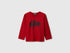Benetton_Red_T-Shirt with Logo Print_3I1XG10JZ_29M_01