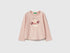 Benetton_Soft Pink_T-Shirt with Petal Effect Applique_3I1XG10K8_12U_01