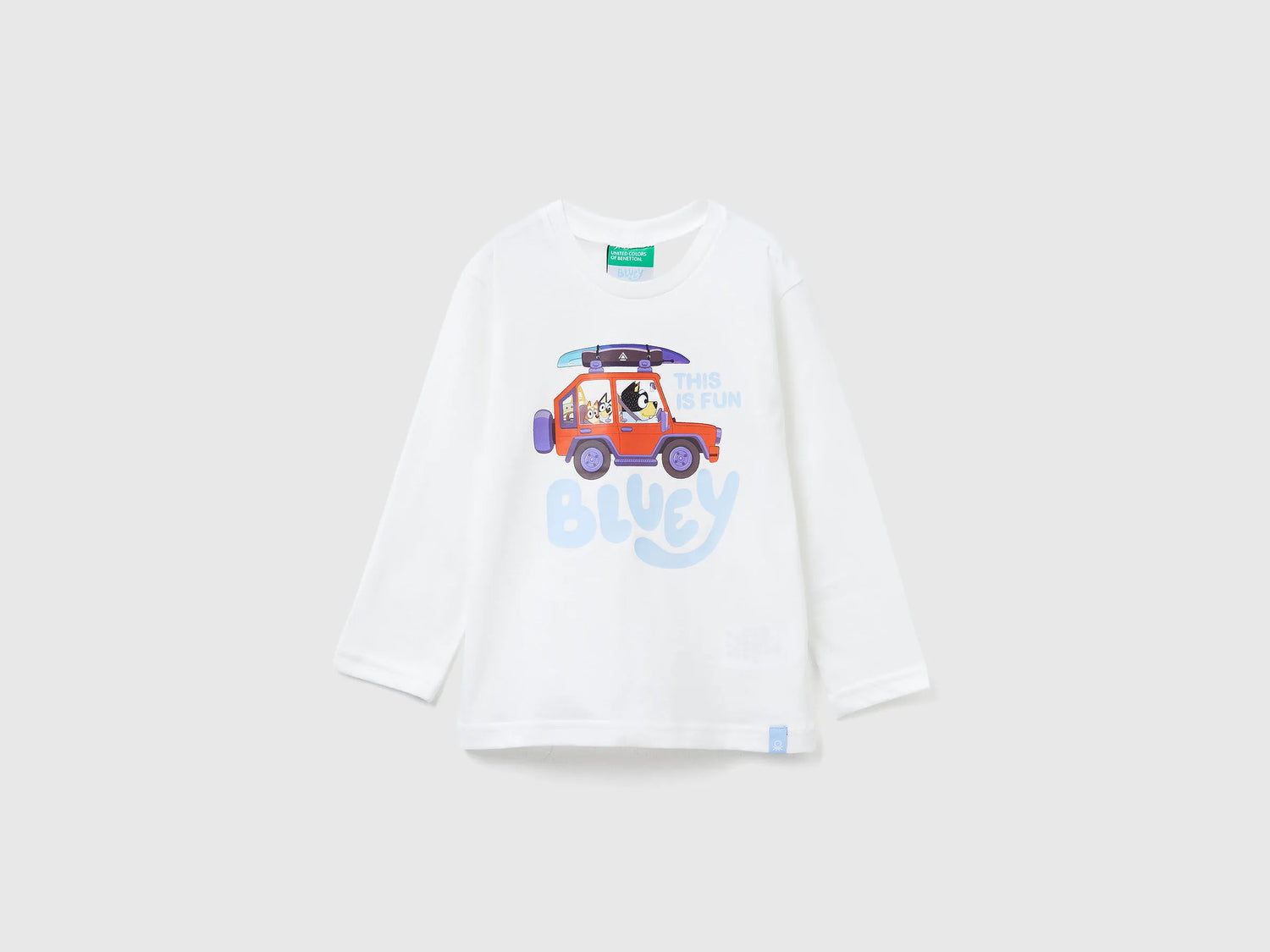 Benetton_Creamy White_T-Shirt with Bluey ©Ludo Studio Print_3I1XG10KH_074_01