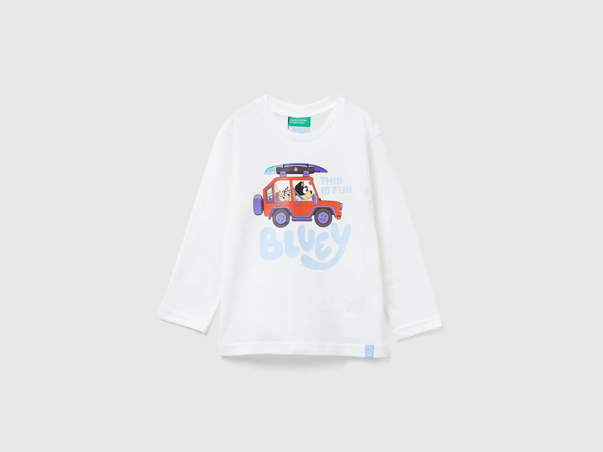 Benetton_Creamy White_T-Shirt with Bluey ©Ludo Studio Print_3I1XG10KH_074_01