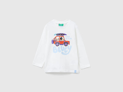Benetton_Creamy White_T-Shirt with Bluey ©Ludo Studio Print_3I1XG10KH_074_01