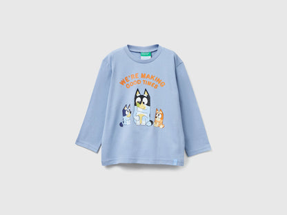 Benetton_Light Blue_T-Shirt with Bluey ©Ludo Studio Print_3I1XG10KH_0W2_01