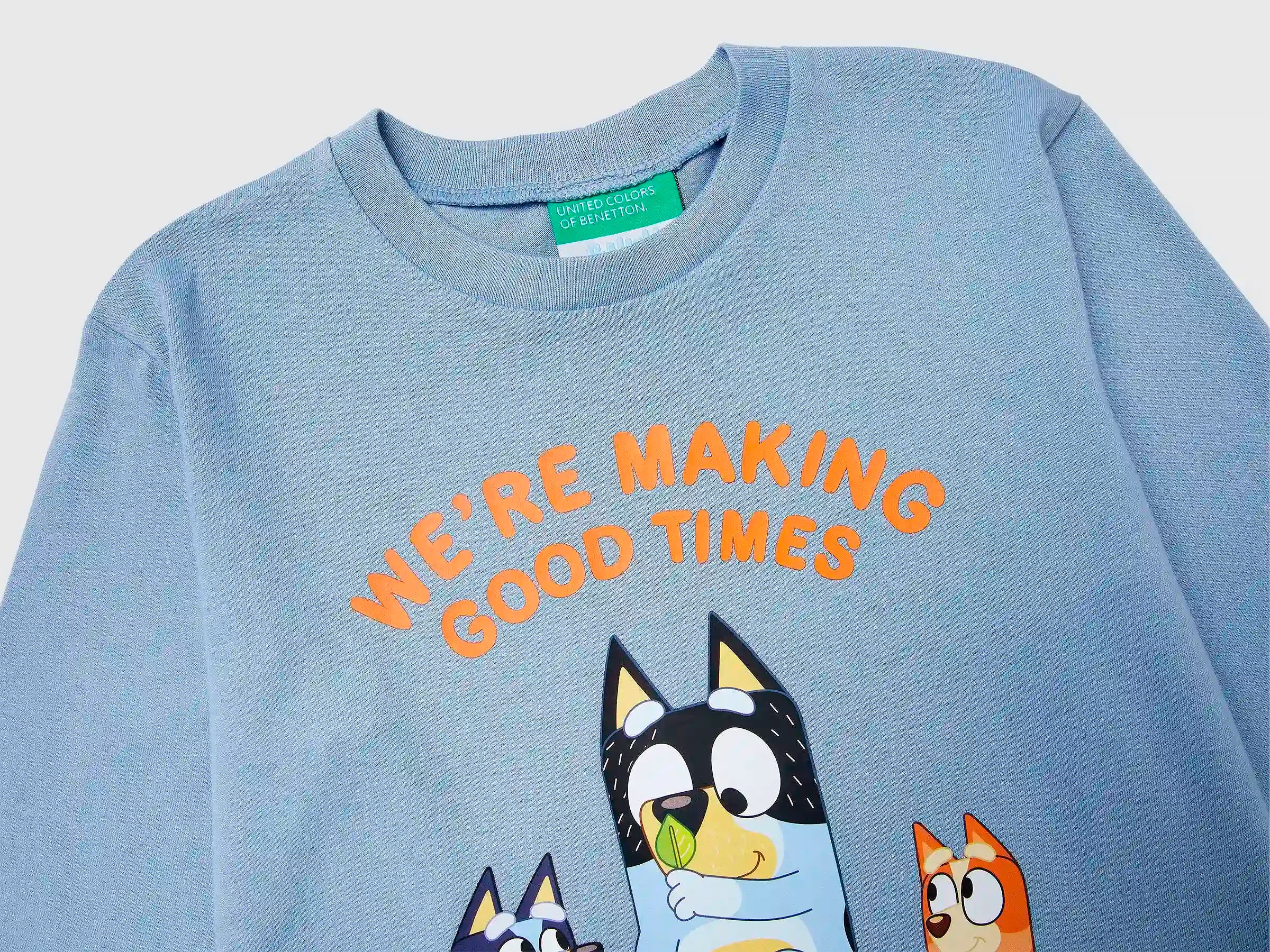 Benetton_Light Blue_T-Shirt with Bluey ©Ludo Studio Print_3I1XG10KH_0W2_03