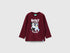 Benetton_Burgundy_T-Shirt with Bluey ©Ludo Studio Print_3I1XG10KH_129_01