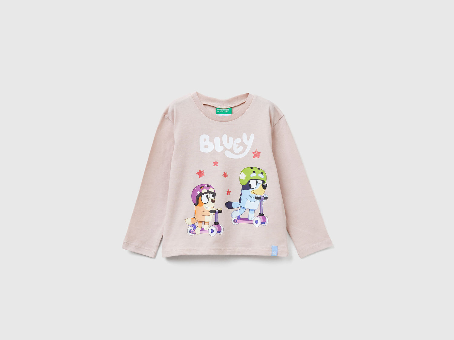 Benetton_Soft Pink_T-Shirt with Bluey ©Ludo Studio Print_3I1XG10KI_12U_01