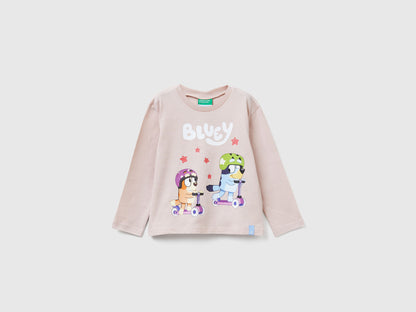 Benetton_Soft Pink_T-Shirt with Bluey ©Ludo Studio Print_3I1XG10KI_12U_01