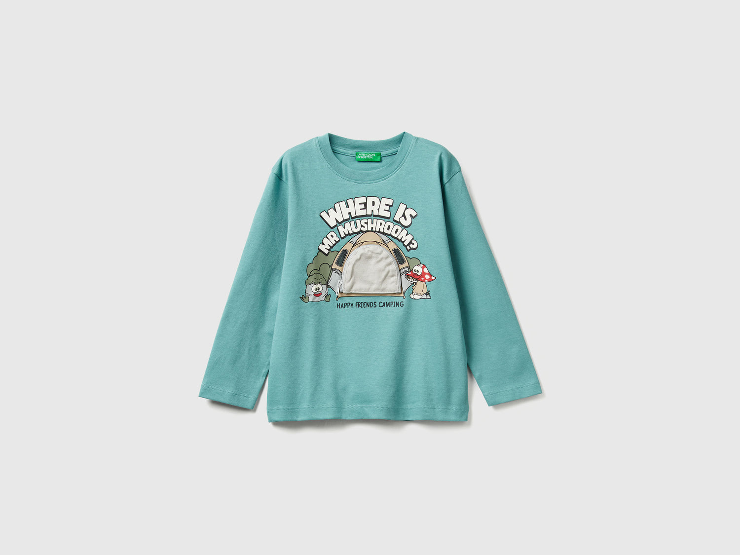 Benetton_Sky Blue_T-Shirt with Shark Print and Applique_3I1XG10KQ_33K_01