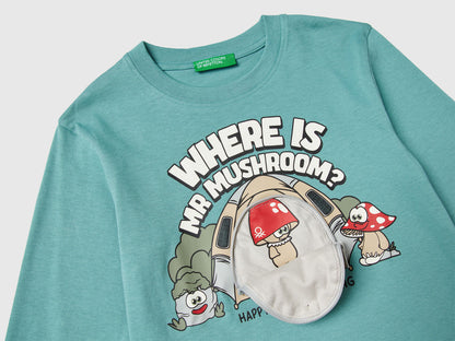 Benetton_Sky Blue_T-Shirt with Shark Print and Applique_3I1XG10KQ_33K_03