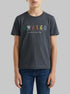 Benetton Dark Gray Boys T-Shirt with Logo SKU: 3I1XG10LK_10N Image 00