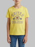 Benetton Yellow Boys T-Shirt with Logo SKU: 3I1XG10LK_1C7 Image 00