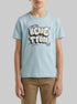 Benetton Sky Blue Boys T-Shirt with Logo SKU: 3I1XG10LK_33W Image 00