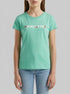 Benetton Aqua Girls T-Shirt with Glitter Print SKU: 3I1XG10LU_13D Image 00