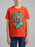 Benetton Red Boys Crew Neck T-Shirt with Print SKU: 3I1XG10MA_34Y Image 00