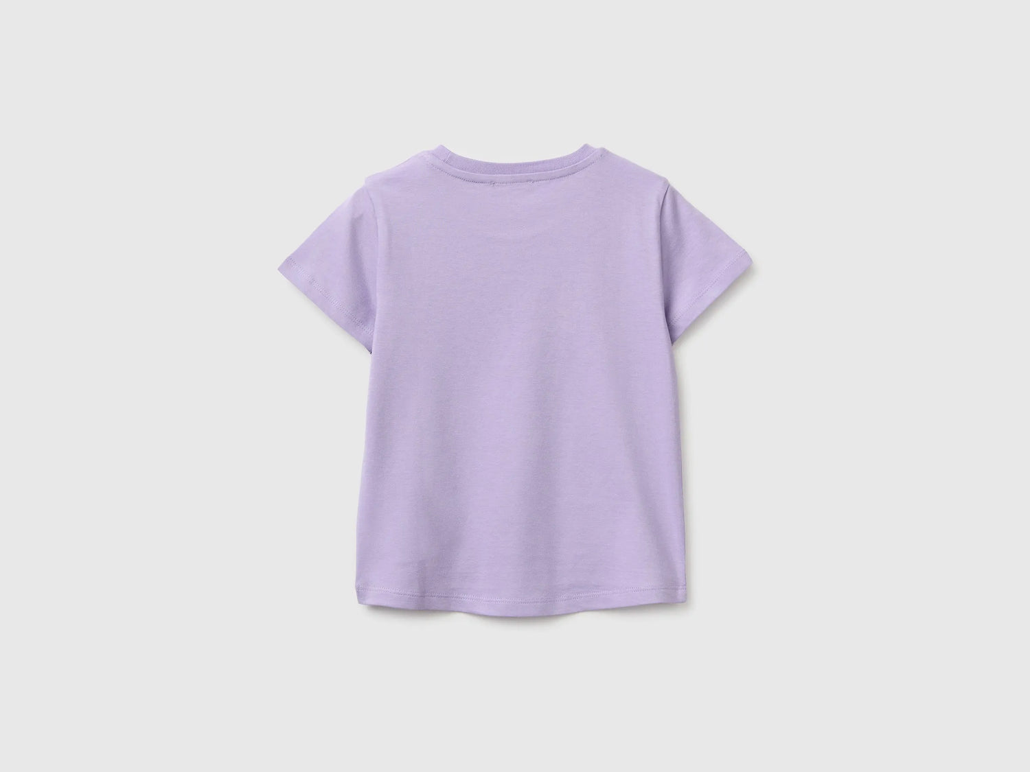 Benetton Multi-Color Girls T-Shirt with Print and Embroidery SKU: 3I1XG10N1_2P5 Image 02