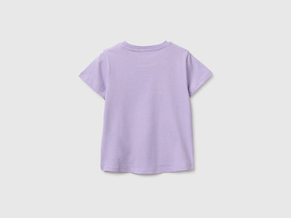 Benetton Multi-Color Girls T-Shirt with Print and Embroidery SKU: 3I1XG10N1_2P5 Image 02