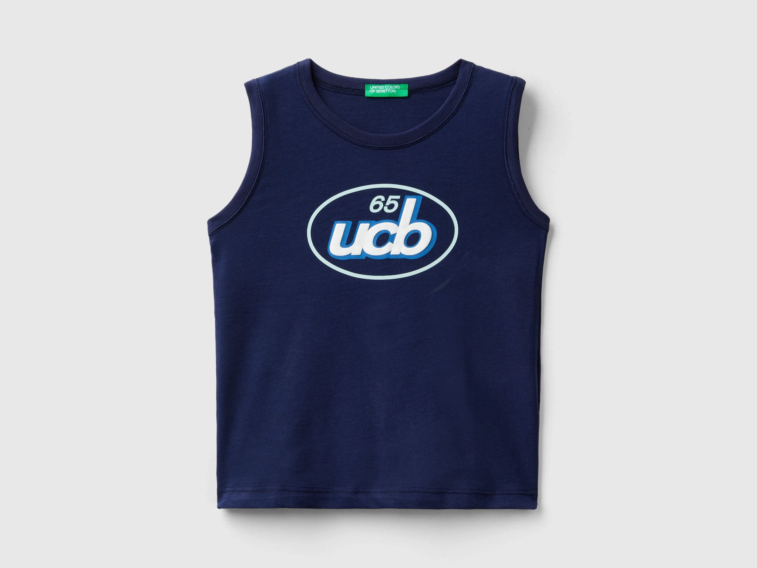 Tank Top In Organic Cotton With Logo_3I1Xgh00V_252_01