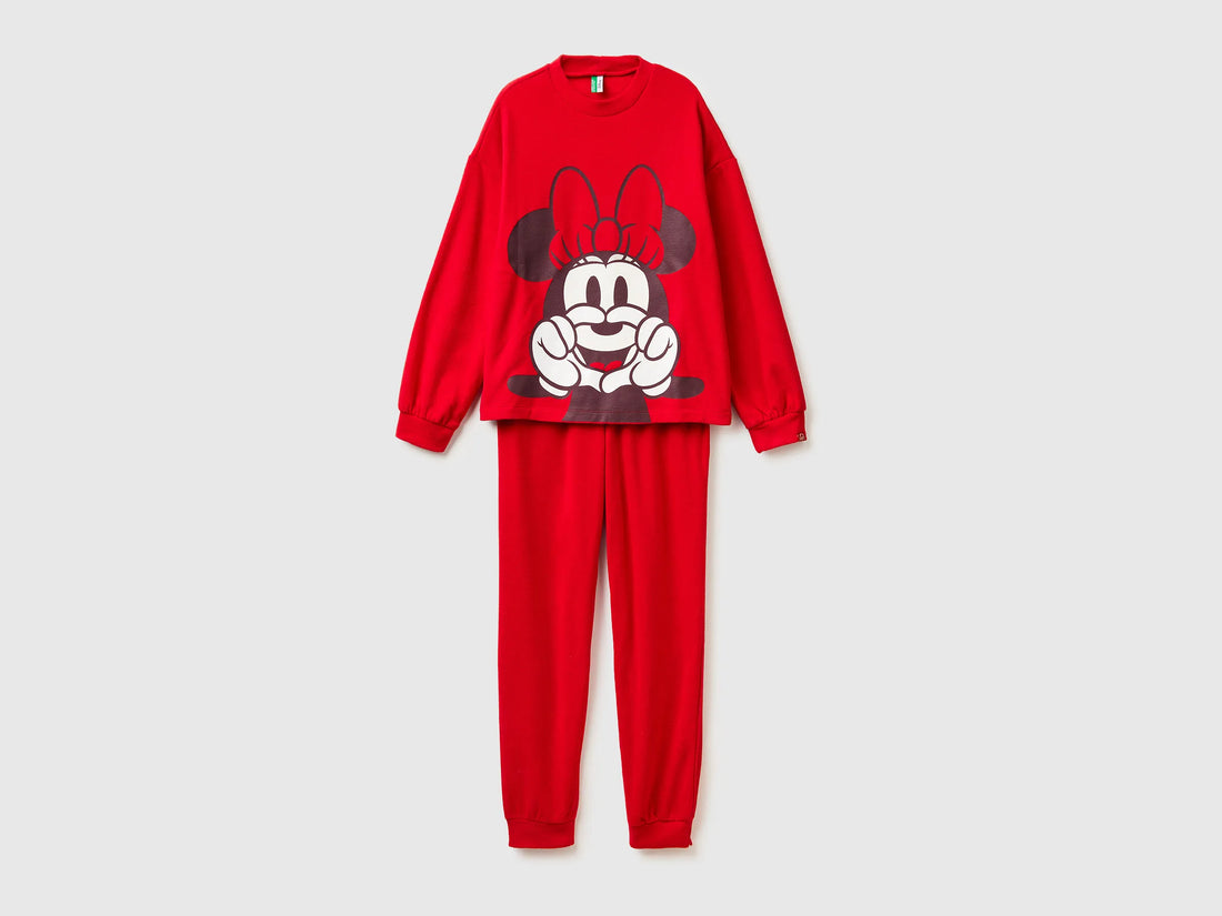 Benetton_Red_Minnie Mouse ©Disney Fleece Pyjamas_3I473P04F_2Z4_01