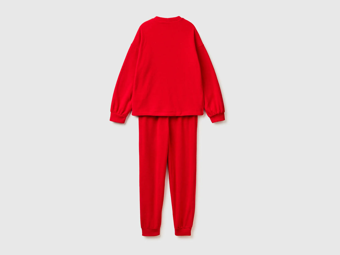 Benetton_Red_Minnie Mouse ©Disney Fleece Pyjamas_3I473P04F_2Z4_02