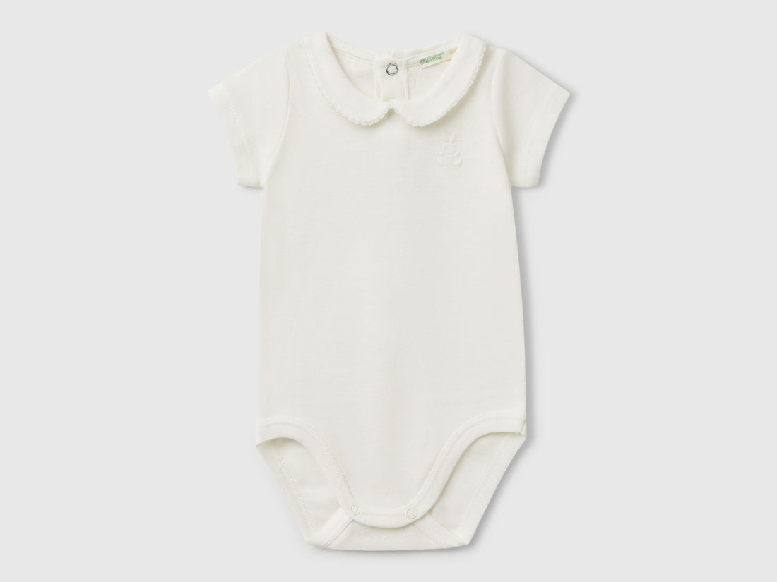 Benetton_Bodysuit with Cotton Collar_3I9WAB00Q_074_01