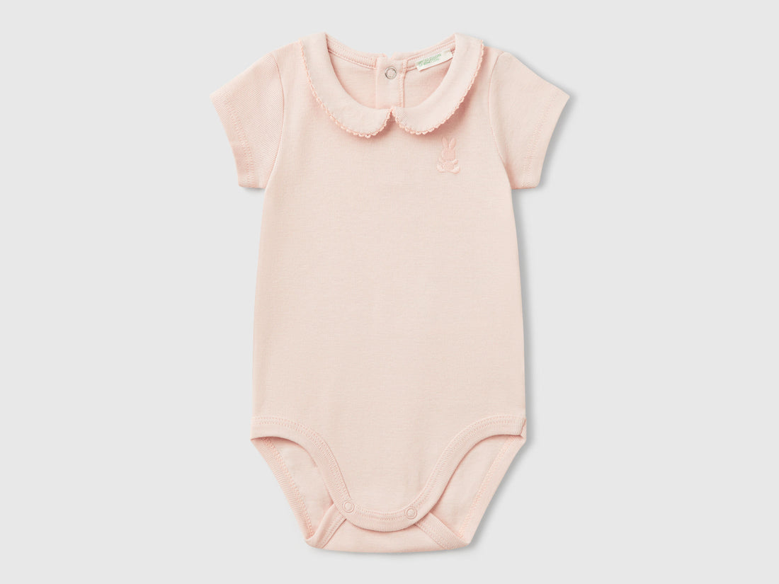 Benetton_Bodysuit with Cotton Collar_3I9WAB00Q_08Q_01