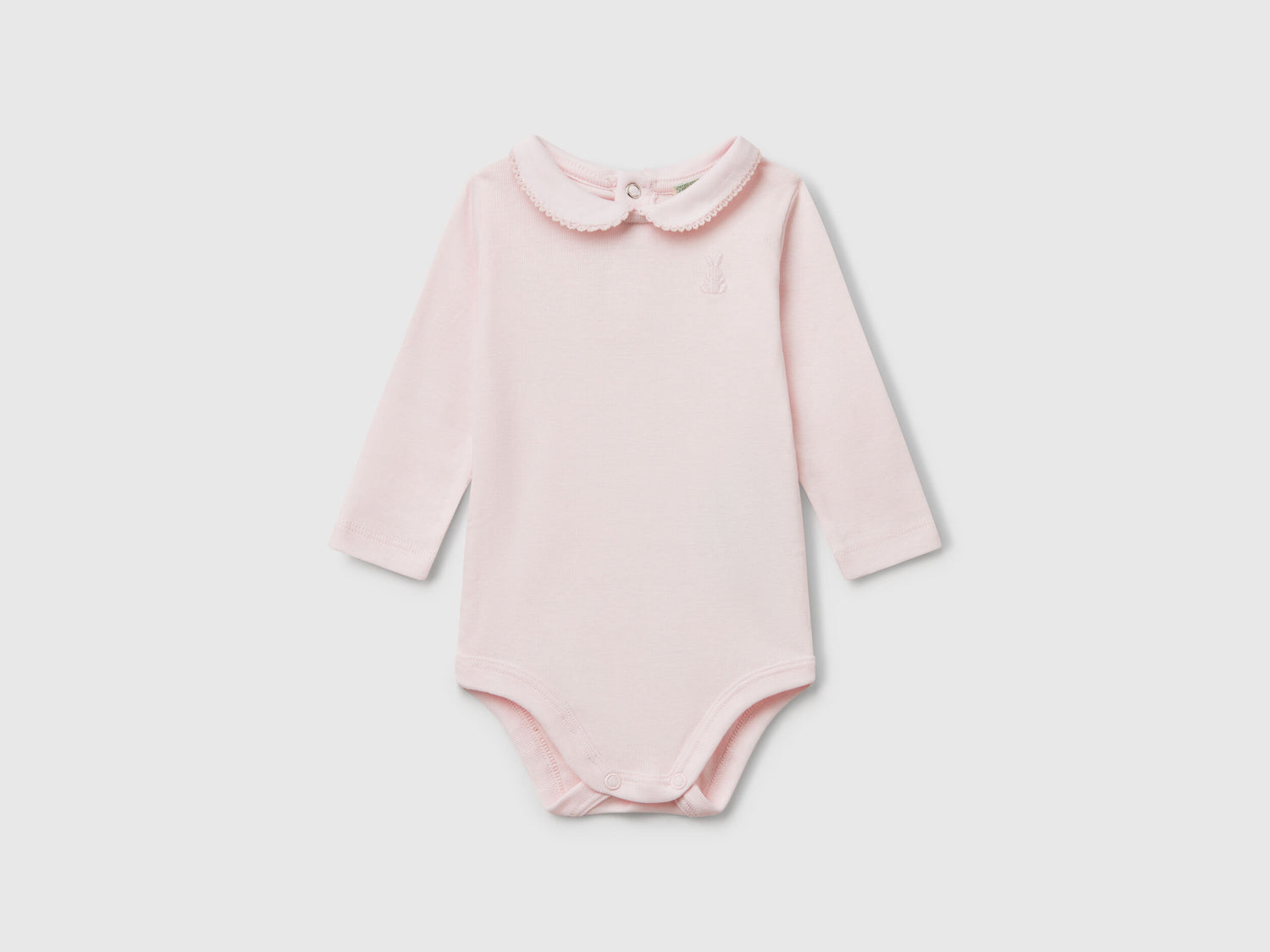 Beneton_Bodysuit with Collar in Cotton_3I9WAB00R_00H_01