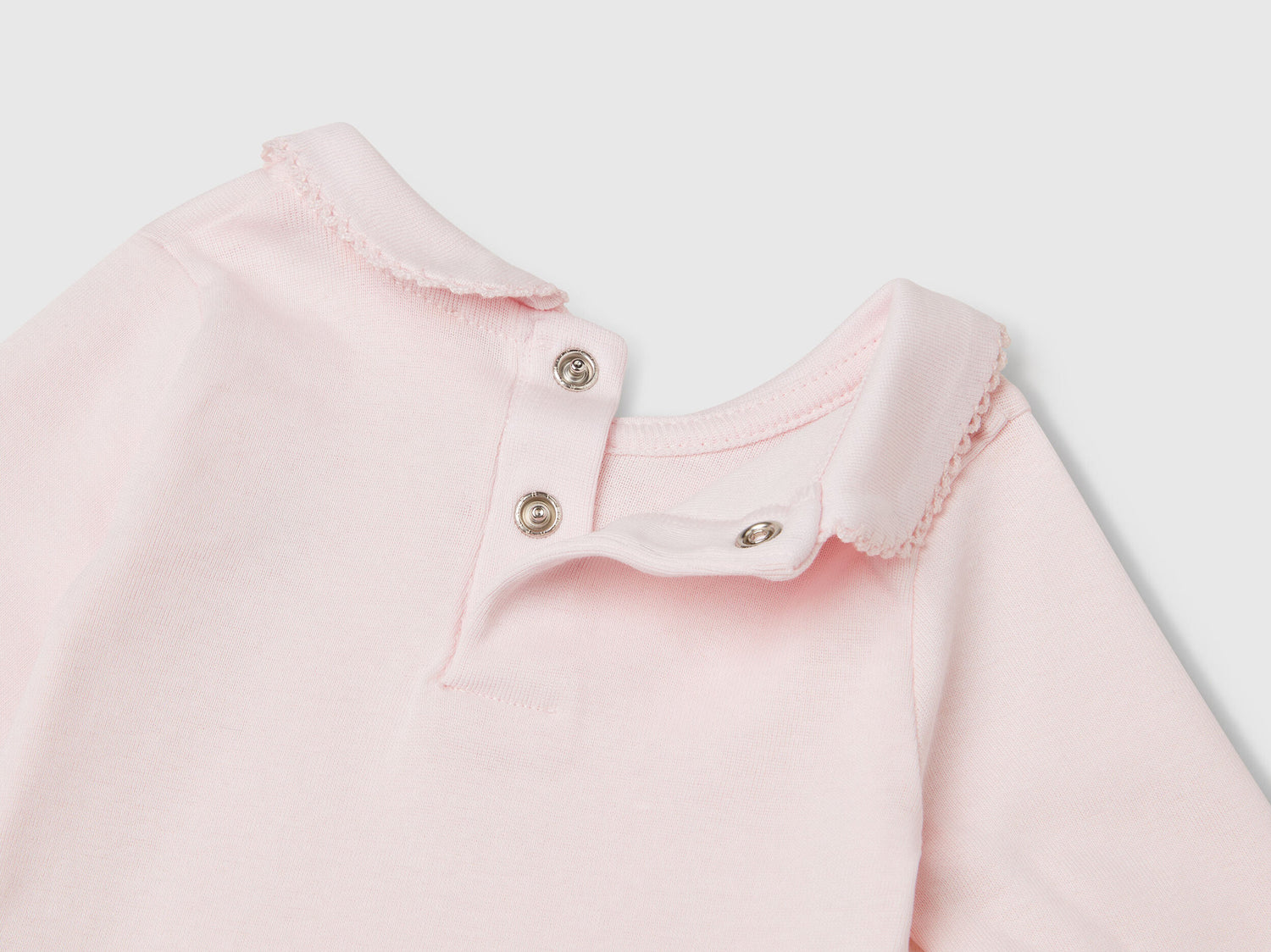 Beneton_Bodysuit with Collar in Cotton_3I9WAB00R_00H_03