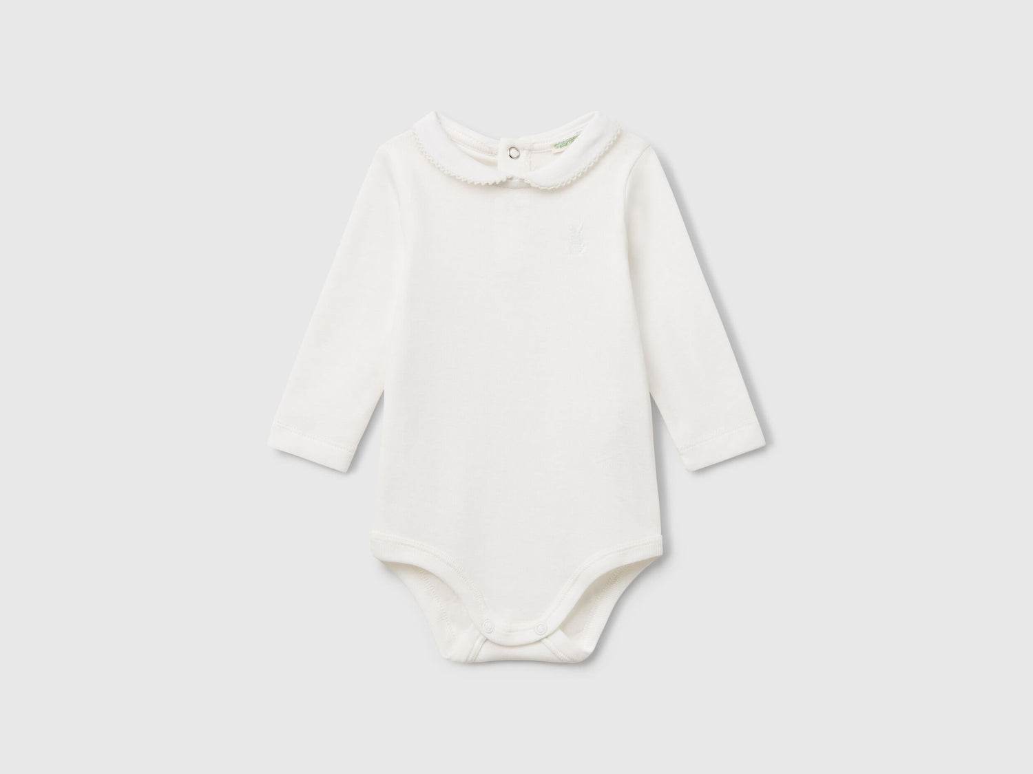 Beneton_Bodysuit with Collar in Cotton_3I9WAB00R_074_01