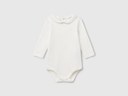 Beneton_Bodysuit with Collar in Cotton_3I9WAB00R_074_01
