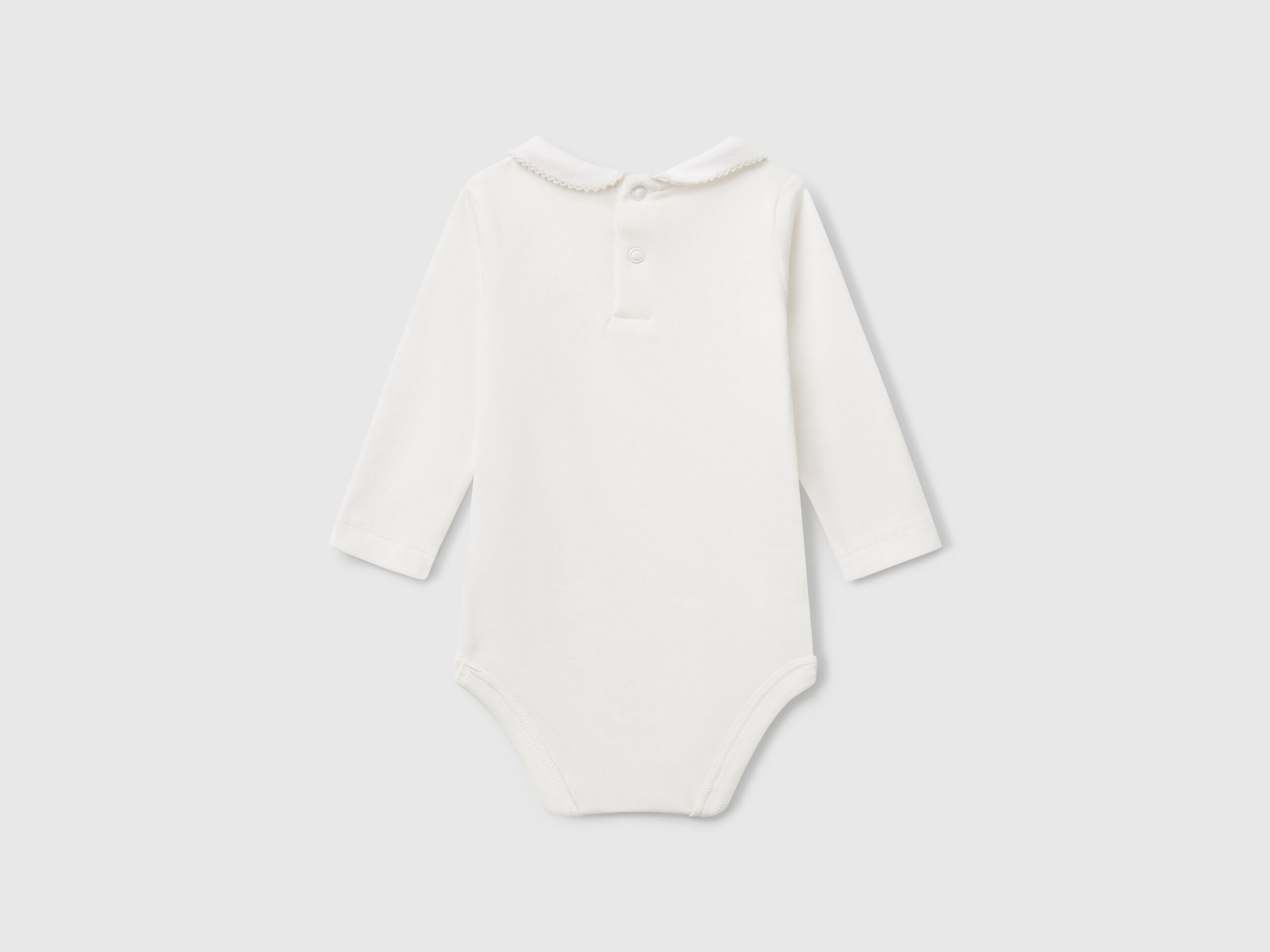 Beneton_Bodysuit with Collar in Cotton_3I9WAB00R_074_02