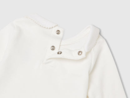 Beneton_Bodysuit with Collar in Cotton_3I9WAB00R_074_03