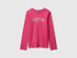 Benetton_Fuchsia_T-Shirt with Glitter Print_3I9WC10Q2_1A2_01