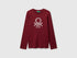Benetton_Burgundy_T-Shirt with Glitter Print_3I9WC10Q2_236_01