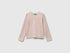 Benetton_Soft Pink_T-Shirt with Glittery Logo in Cotton_3I9WG10JS_12U_01