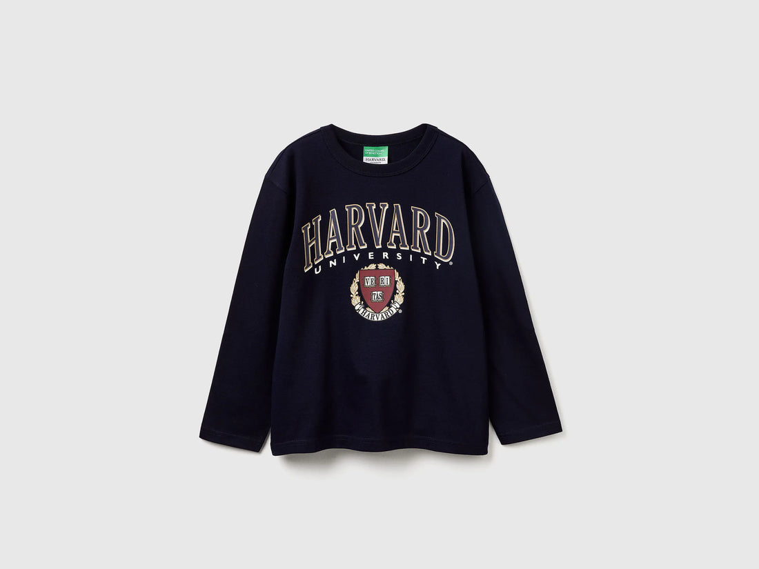 Benetton_Dark Blue_Crew Neck Sweatshirt ©Harvard University_3IVWC10PW_016_01