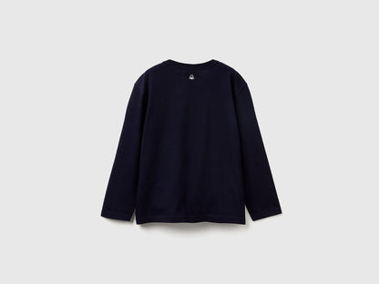 Benetton_Dark Blue_Crew Neck Sweatshirt ©Harvard University_3IVWC10PW_016_02