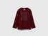 Benetton_Burgundy_Crew Neck Sweatshirt ©Harvard University_3IVWC10PW_129_01
